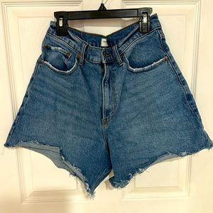 Abercrombie and Fitch: Curve Love High Rise Dad Shorts